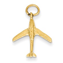 14k Gold Jet Charm hide-image