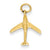 14k Gold Jet Charm hide-image