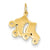 14k Gold Roller Skates Charm hide-image