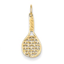 14k Gold Racquet Charm hide-image