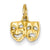 14k Gold Comedy/Tragedy Charm hide-image