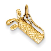 14k Gold Golf Bag Charm hide-image