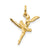 Ballerina Charm in 14k Gold