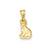 Cat Charm in 14k Gold