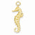 14k Gold Seahorse pendant, Exquisite Pendants for Necklace