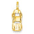 14k Gold Sports Car Charm hide-image