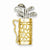 14k Gold Golf Bag with Clubs Pendant, Pendants for Necklace