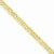 14K Yellow Gold Semi-Solid Anchor Chain Bracelet