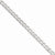 14K White Gold Semi-Solid Curb Link Chain