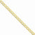 14K Yellow Gold Semi-Solid Curb Link Chain
