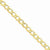 14K Yellow Gold Semi-Solid Curb Link Chain