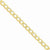 14K Yellow Gold Semi-Solid Curb Link Chain