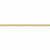 14K Yellow Gold Diamond-Cut Hollow Chain Bracelet