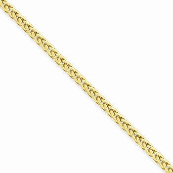14K Yellow Gold Light Wheat Chain