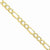 14K Yellow Gold Semi-Solid Figaro Chain Bracelet