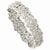 Silver-tone Stretch Bracelet