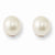 Gold-tone Simulated Pearl 5mm Post Earrings
