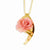 Lacquer Dipped Pink Rose Gold-Tone Chain