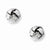 Silver-tone Post Earrings