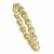 Gold-tone & Silver-tone Clear Epoxy Stones Stretch Bracelet