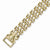 Brass Patterned Chain Bracelet
