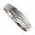 TRU Pewter Leaf Hinged Bangle