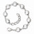 Silver-tone Clear Crystals Bracelet w/ext, 7 inch w/ext, Jewelry Bracelets for Women