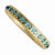 Laundry Gold-tone Resin & Simulated Composite Stones Bangle