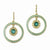 Laundry Gold-tone Resin Simulated Composite Stone Earrings