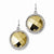 Laundry Silver-tone Simulated Gold-tone Stone Dangle Earrings