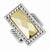 Laundry Silver-tone & Simulated Gold-tone Stone Ring