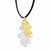 Silve and 24K Gold Dipped Oak Leaf Necklace