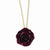Lacquer Dipped Burgundy Rose Gold-Tone Chain