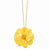 Lacquer Dipped Yellow Cosmos Necklace