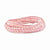 Leather Rose, Pink Quartz Crystal Multi Wrap Brass Button Bracelet