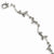Silver-tone Crystal Bracelet w/ext, 7.25 inch w/ext, Jewelry Bracelets for Women