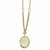 Brass-tone Oval Locket