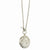 Silver-tone Floral Locket