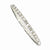 Silver-tone Clear Glass Stones Stretch Bracelet