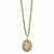 Brass-tone Oval Locket