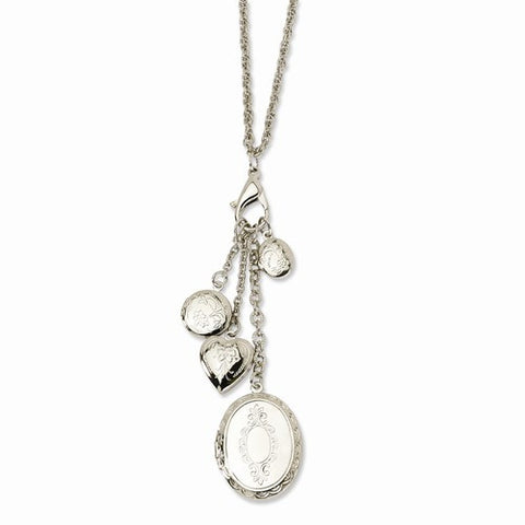 Silver-tone Multi Locket