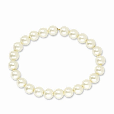 Simulated Pearl Stretch Bracelet