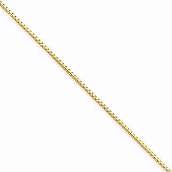 14K Yellow Gold Box Chain
