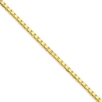 14K Yellow Gold Box Chain