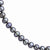 14K Yellow Gold 6.5-7Mm Black Freshwater Onion Cultured Pearl Bracelet