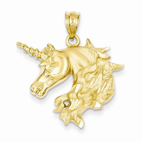 14k Gold Unicorn Pendant, Pendants for Necklace