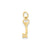 Key Charm in 14k Gold