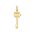 Key Charm in 14k Gold