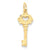 14k Gold Key Charm hide-image