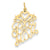 14k Gold Best Mom Charm hide-image